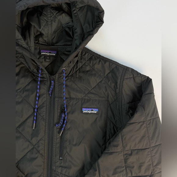 Patagonia Diamond Quilted Full Zip Hooded Jacket Mens Small - Picture 3 of 11